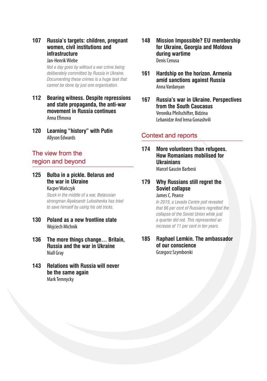 New Eastern Europe Preview Pages