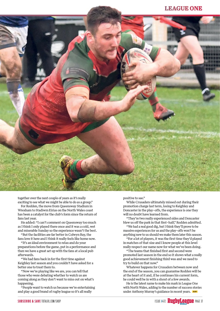 Rugby League World Preview Pages