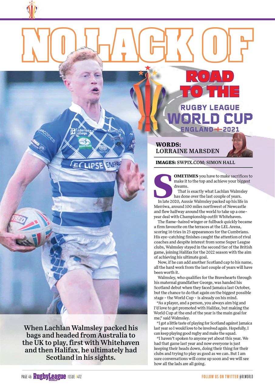 Rugby League World Preview Pages