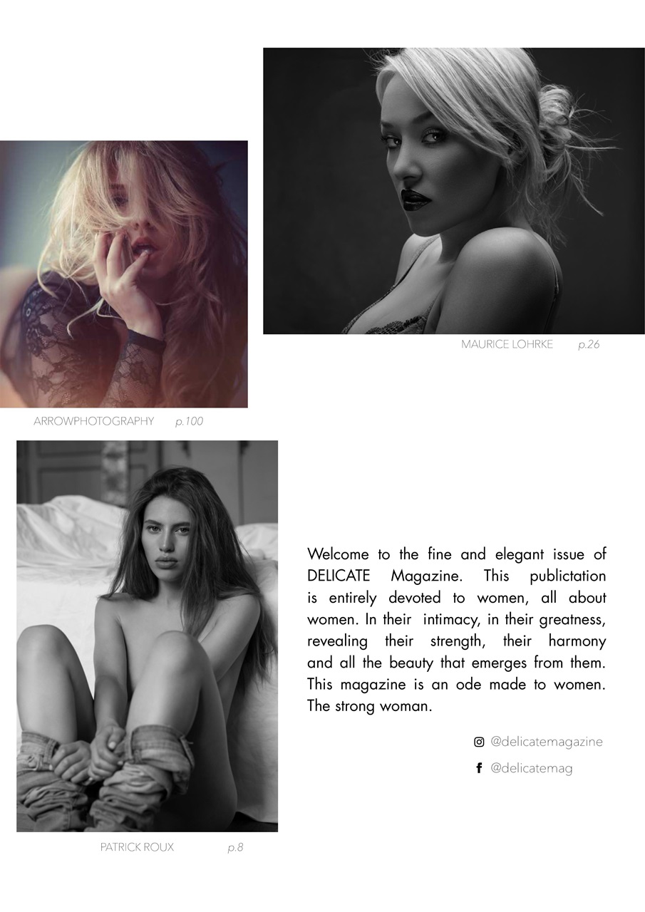 Delicate Magazine Preview Pages