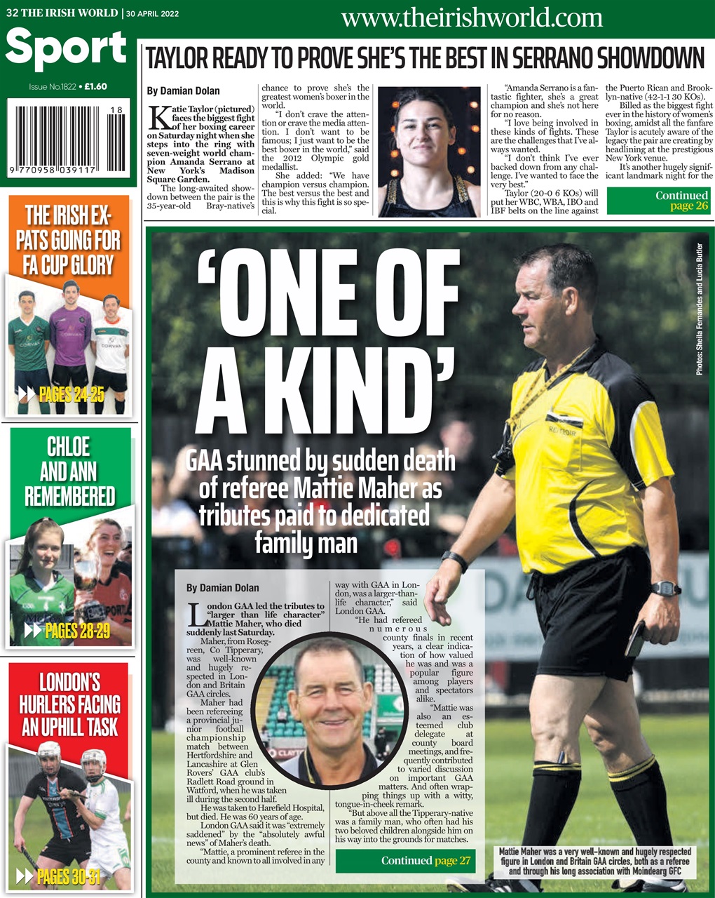 Irish World Preview Pages