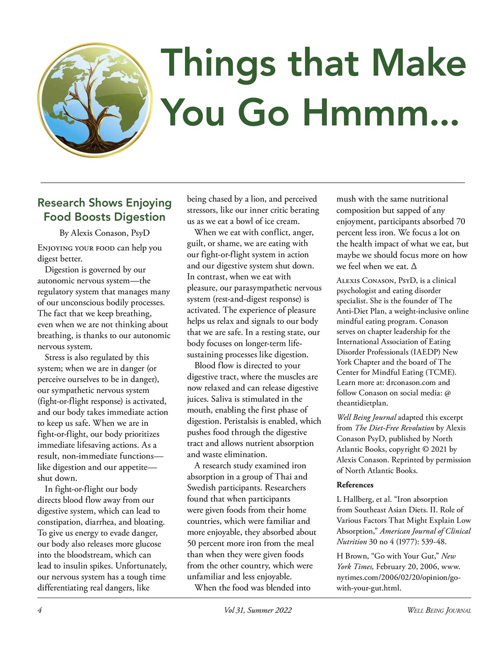 Well Being Journal Preview Pages