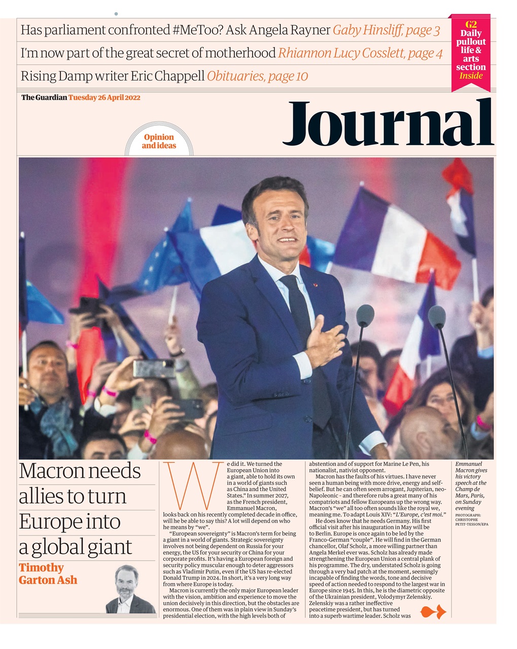 The Guardian Newspaper Preview Pages