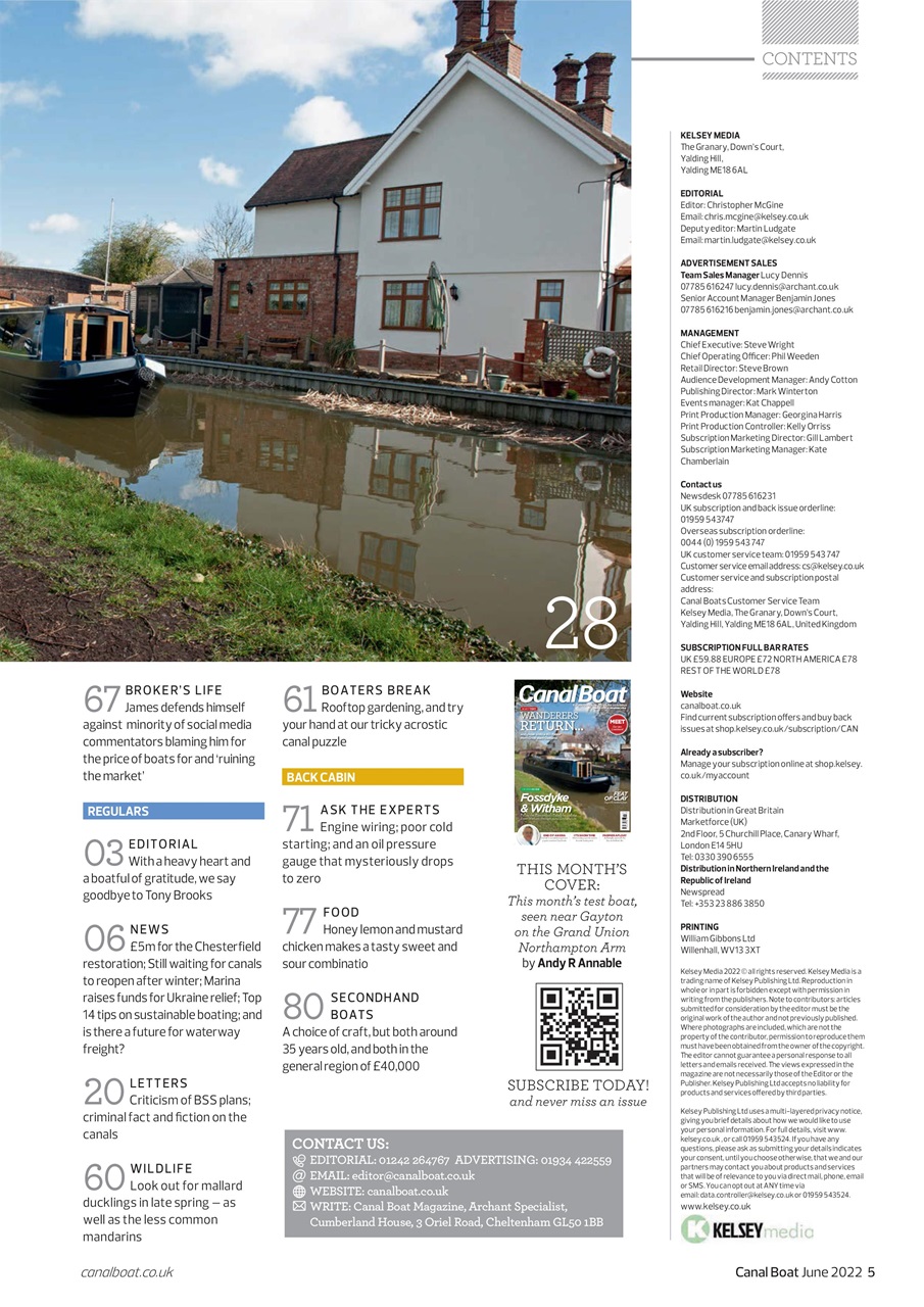 Canal Boat Preview Pages