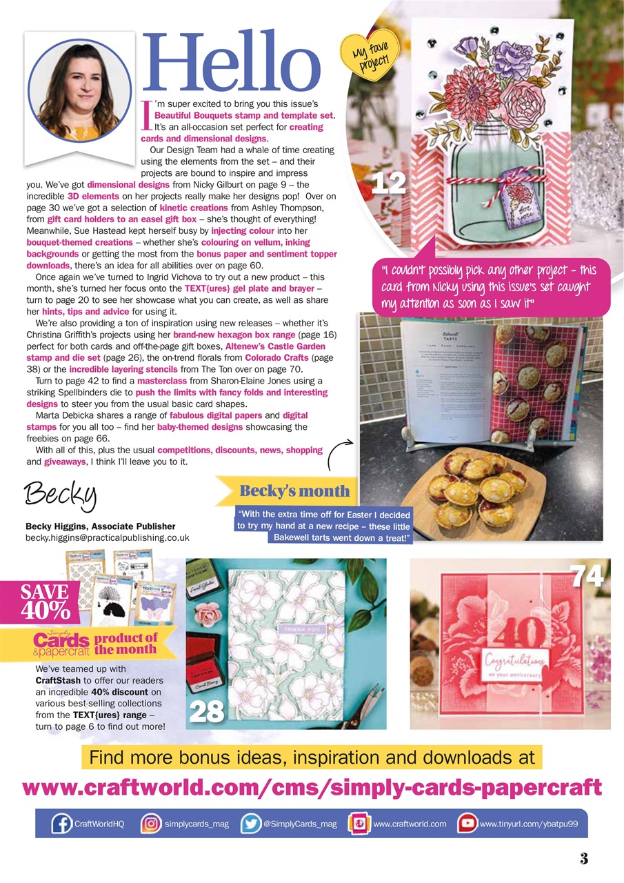 Simply Cards & Papercraft Preview Pages