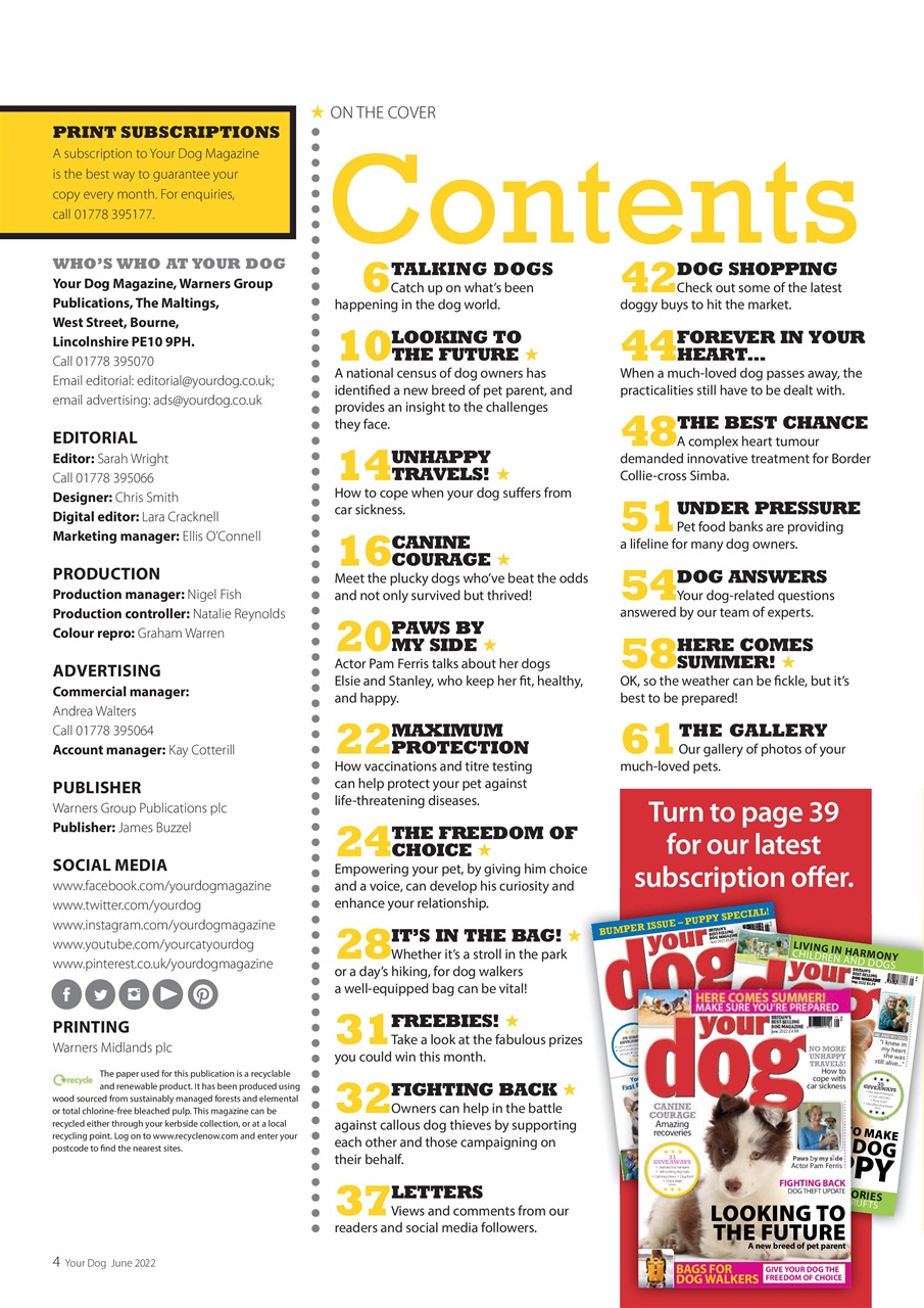 Your Dog Preview Pages