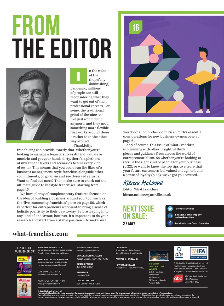 What Franchise Preview Pages