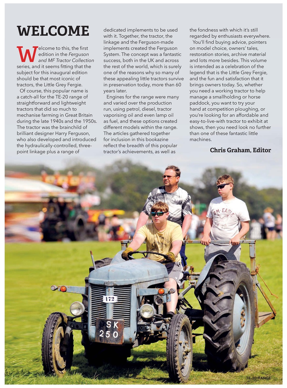 Ferguson & MF Tractor Collection Preview Pages