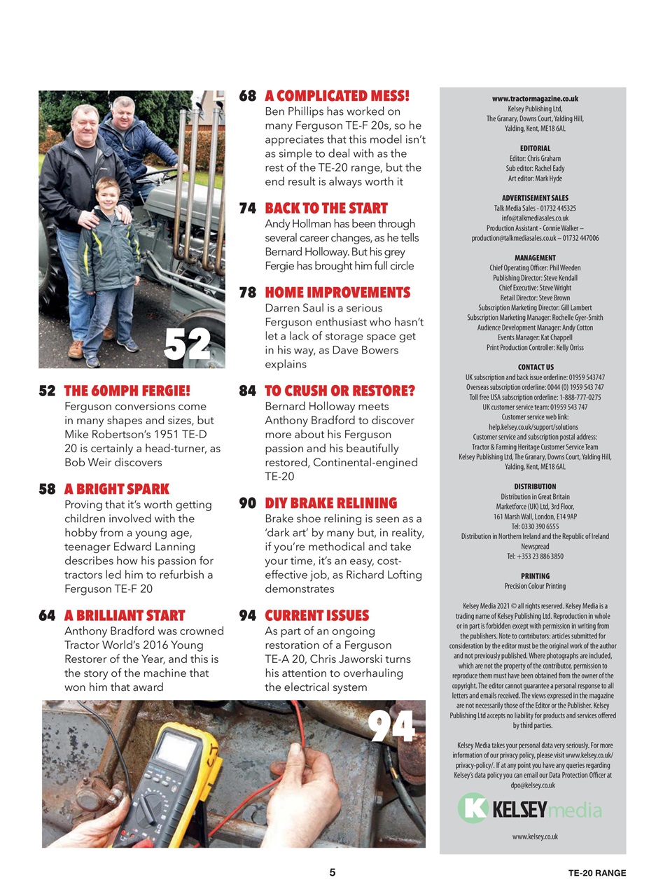 Ferguson & MF Tractor Collection Preview Pages