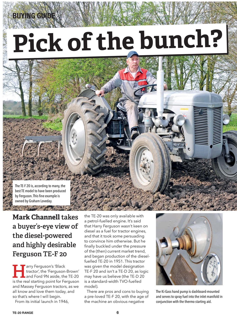 Ferguson & MF Tractor Collection Preview Pages