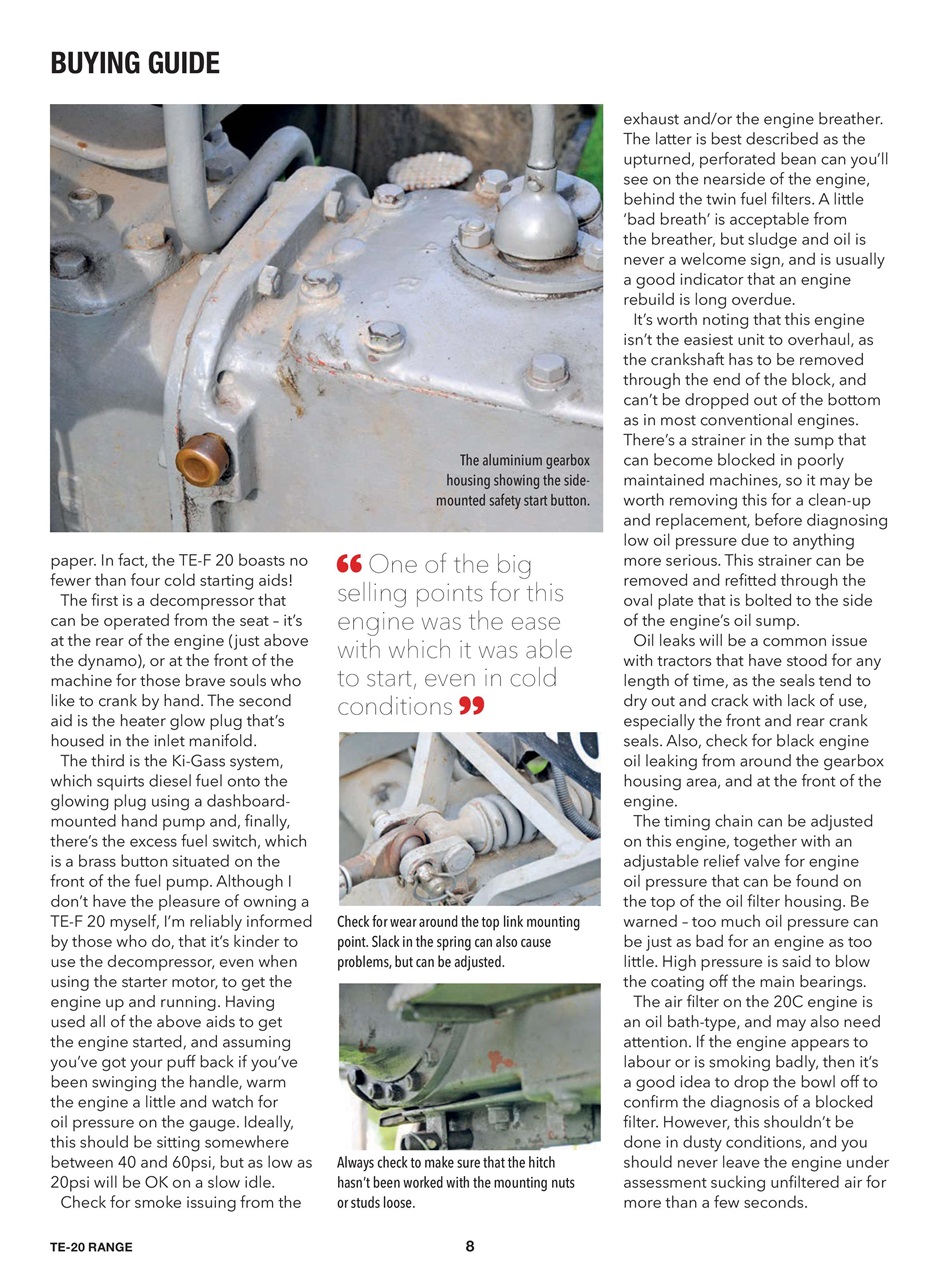 Ferguson & MF Tractor Collection Preview Pages