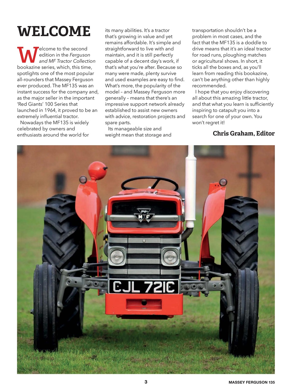 Ferguson & MF Tractor Collection Preview Pages