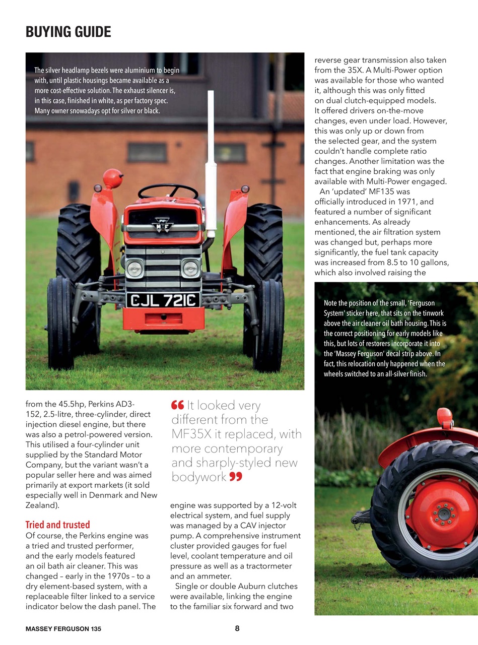 Ferguson & MF Tractor Collection Preview Pages