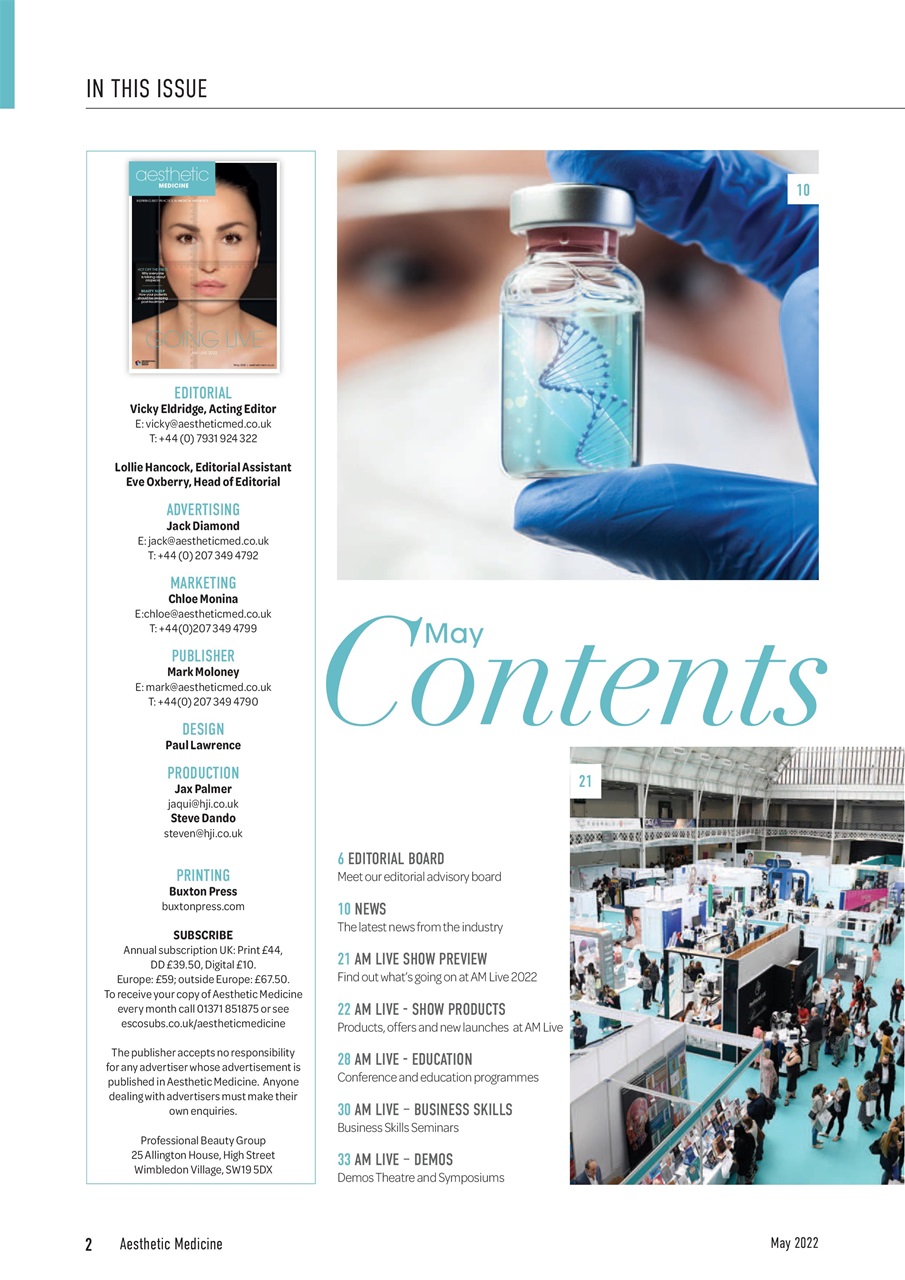 Aesthetic Medicine Preview Pages