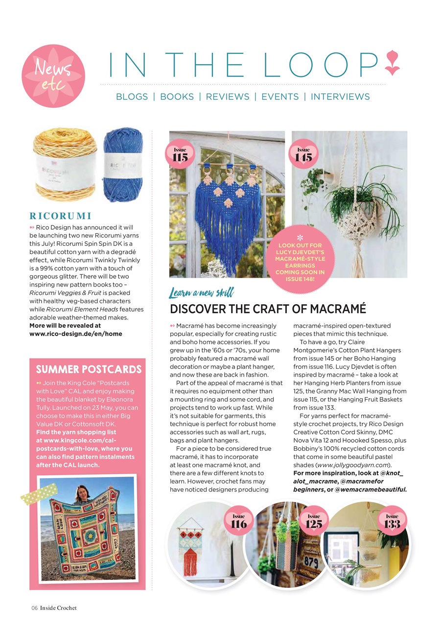 Inside Crochet Preview Pages