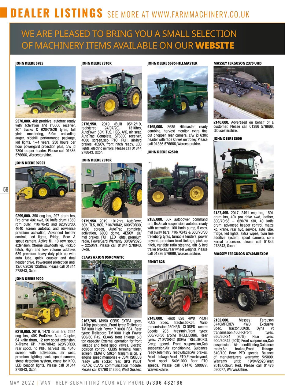 Farm Machinery Preview Pages