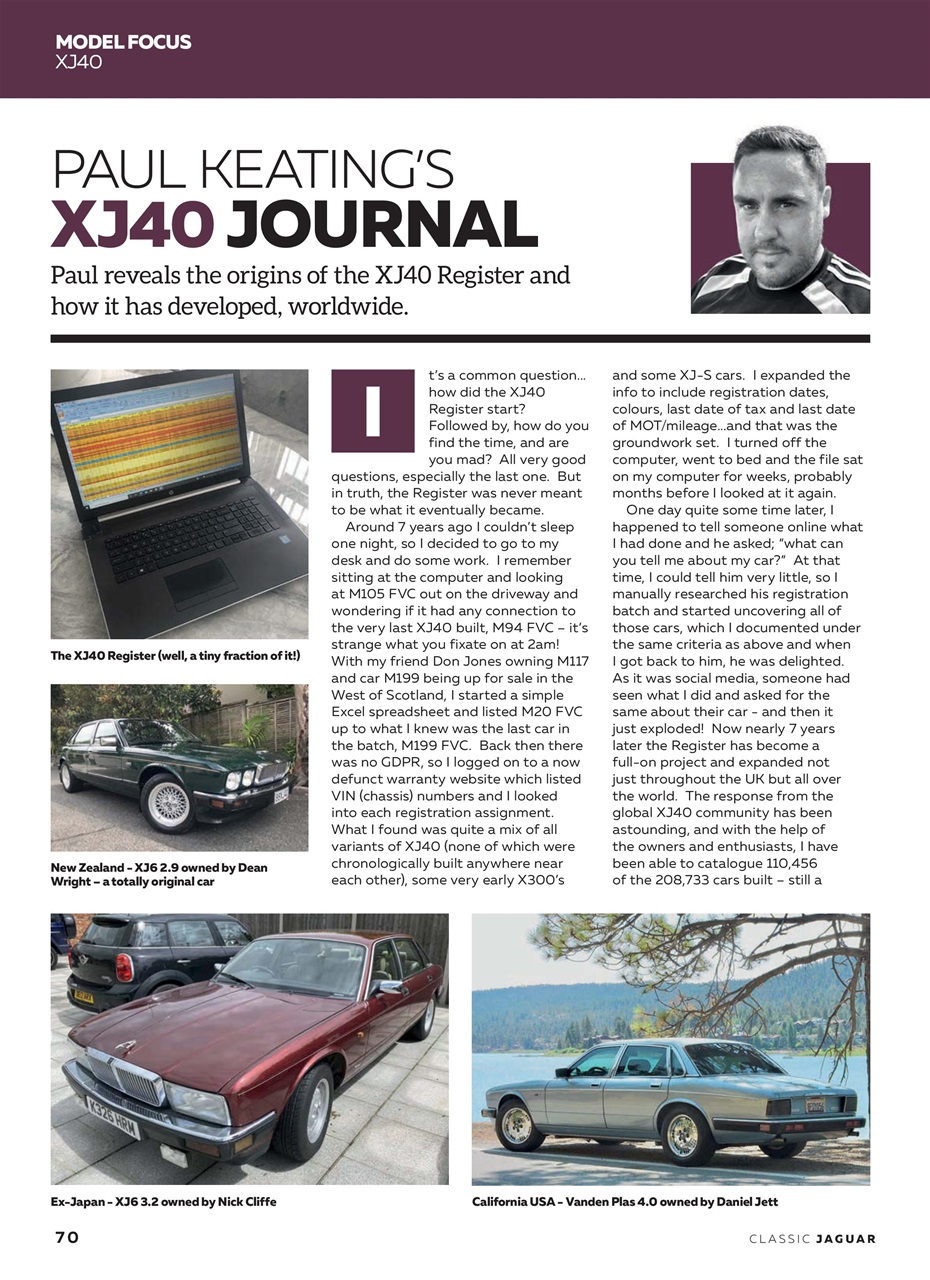 Classic Jaguar Preview Pages