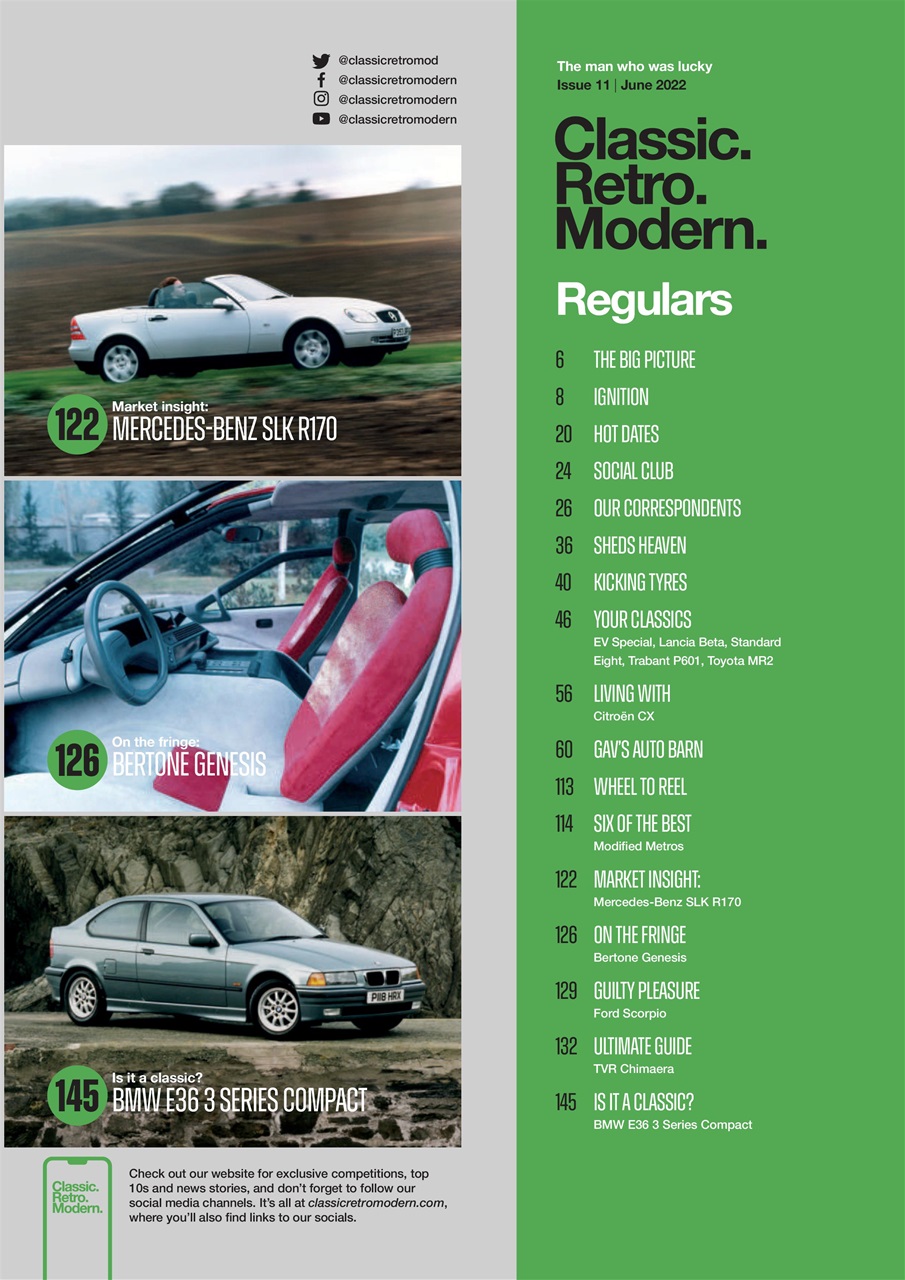 Classic Retro Modern Magazine Preview Pages