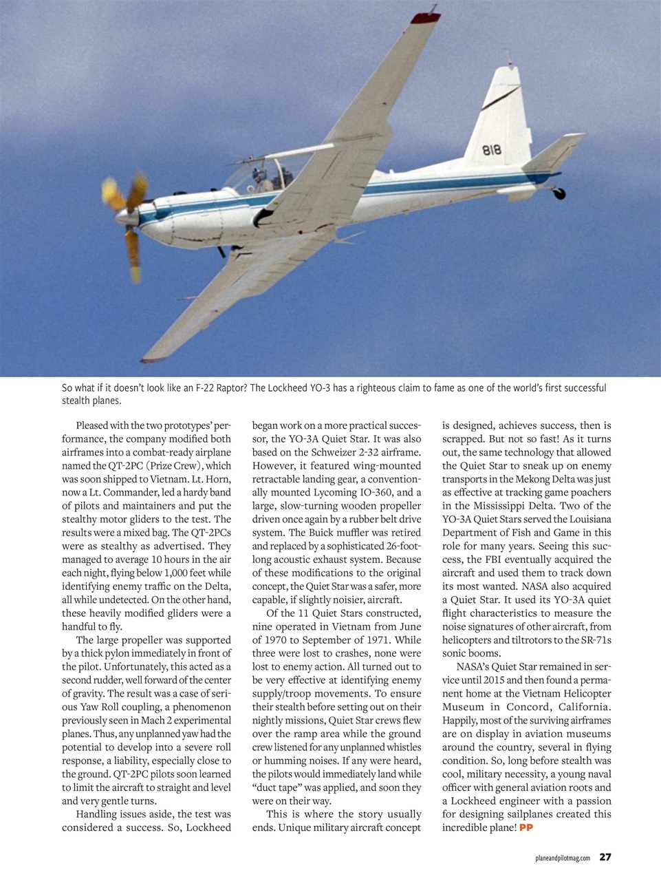 Plane & Pilot Preview Pages