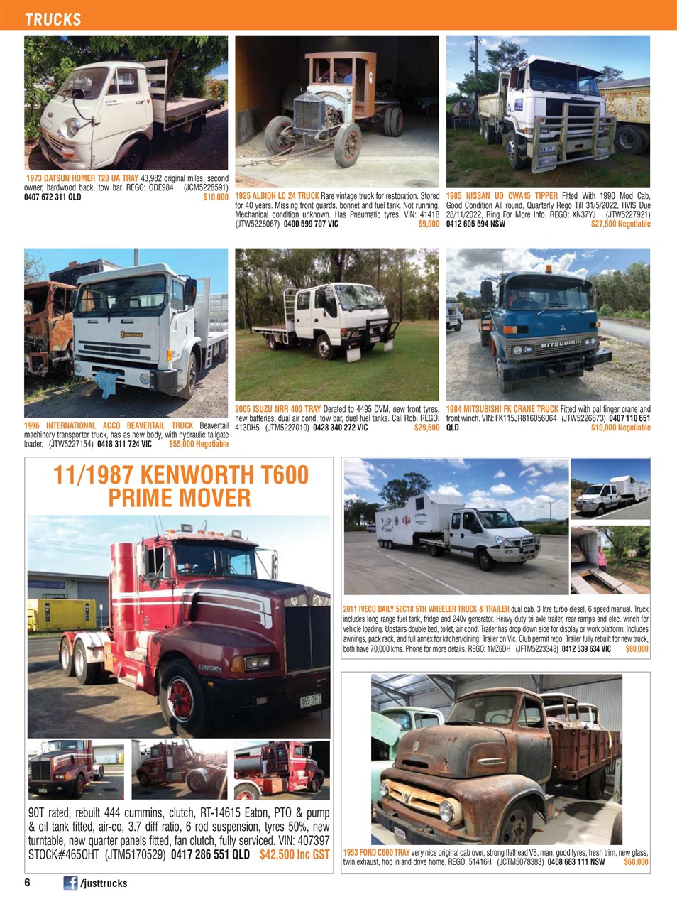JUST TRUCKS Preview Pages