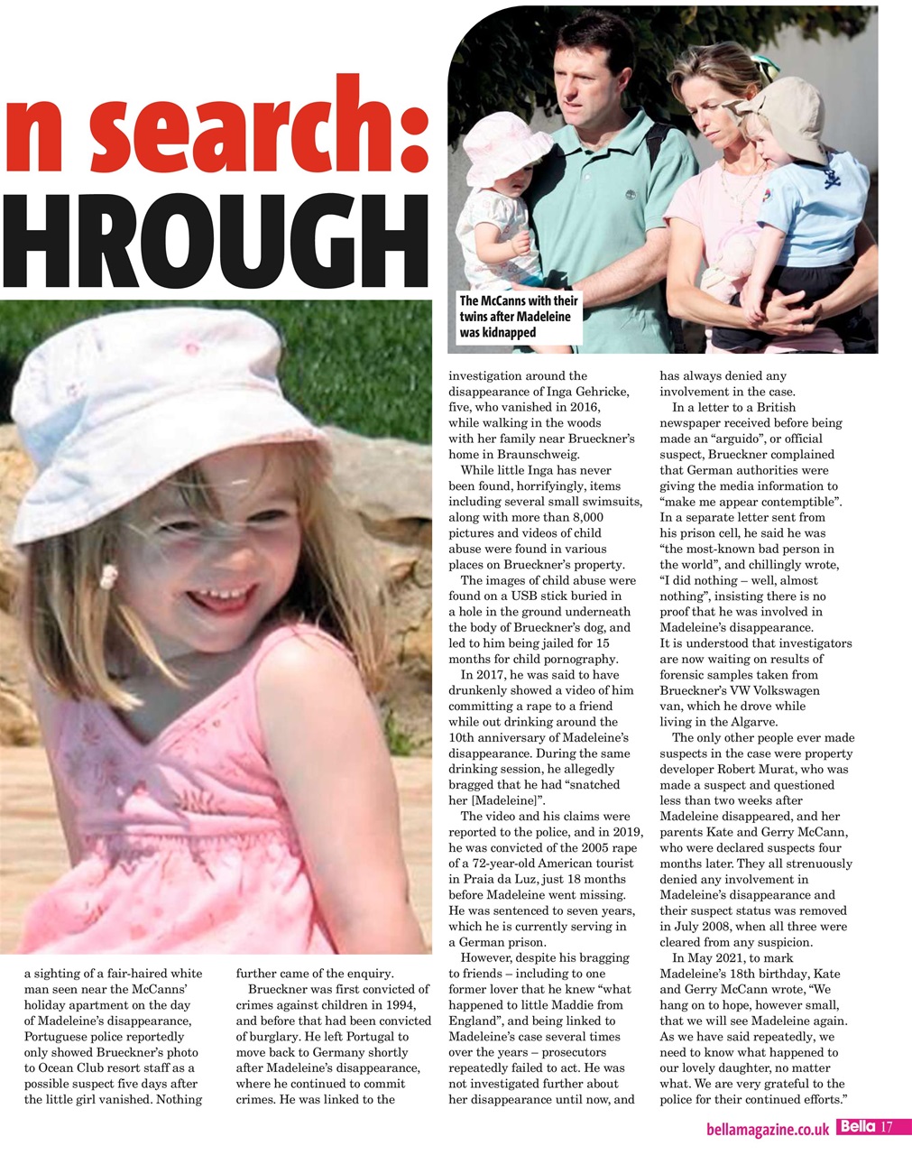 Bella Magazine Preview Pages