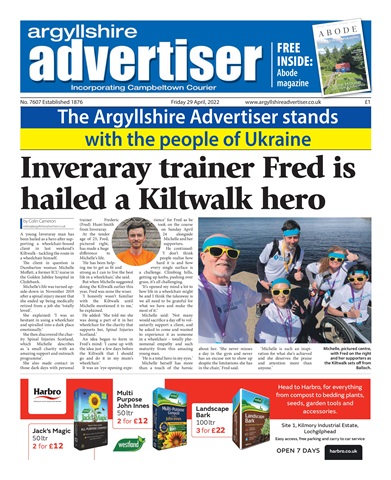 Argyllshire Advertiser issue 29/04/2022