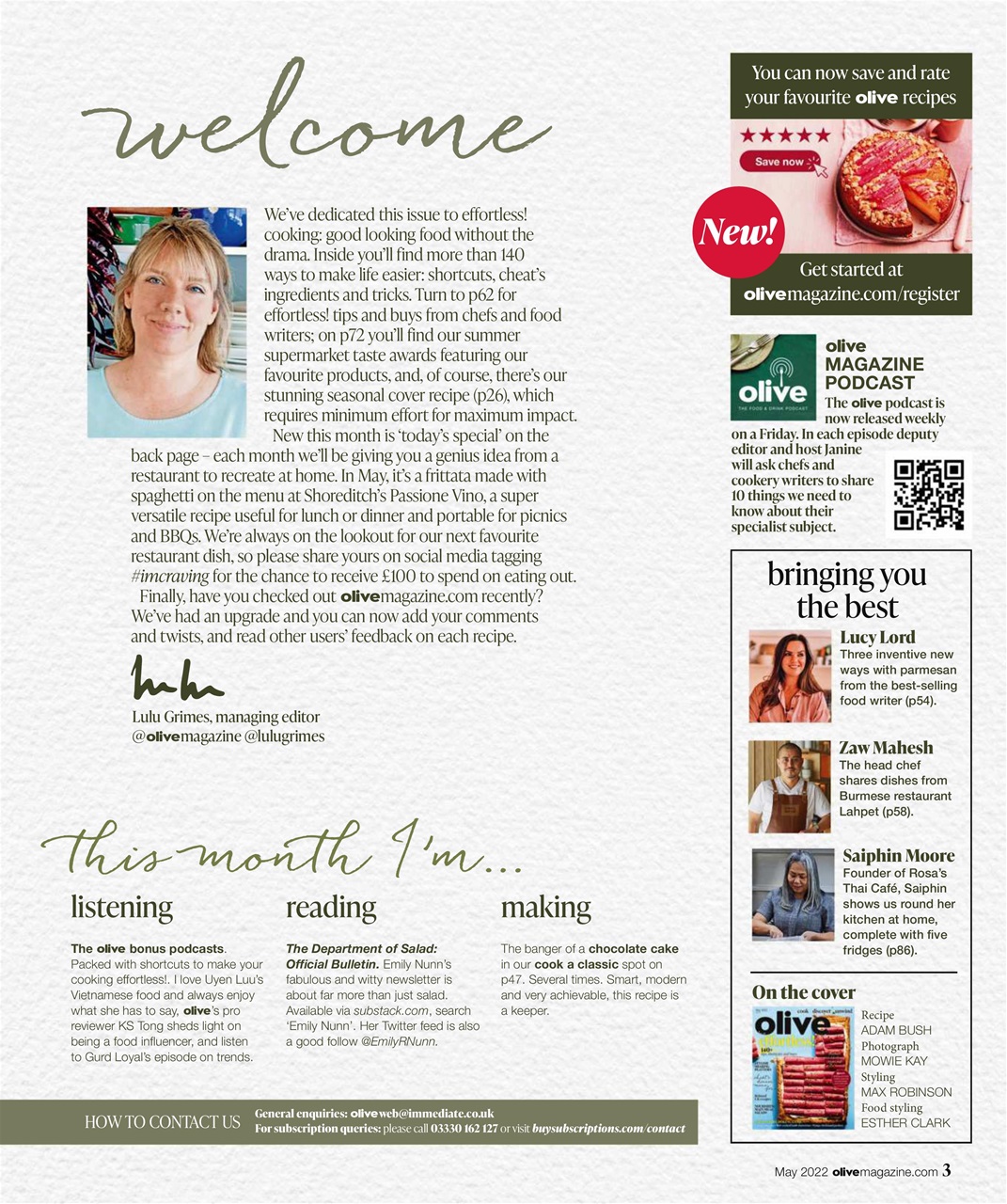 Olive Magazine Preview Pages