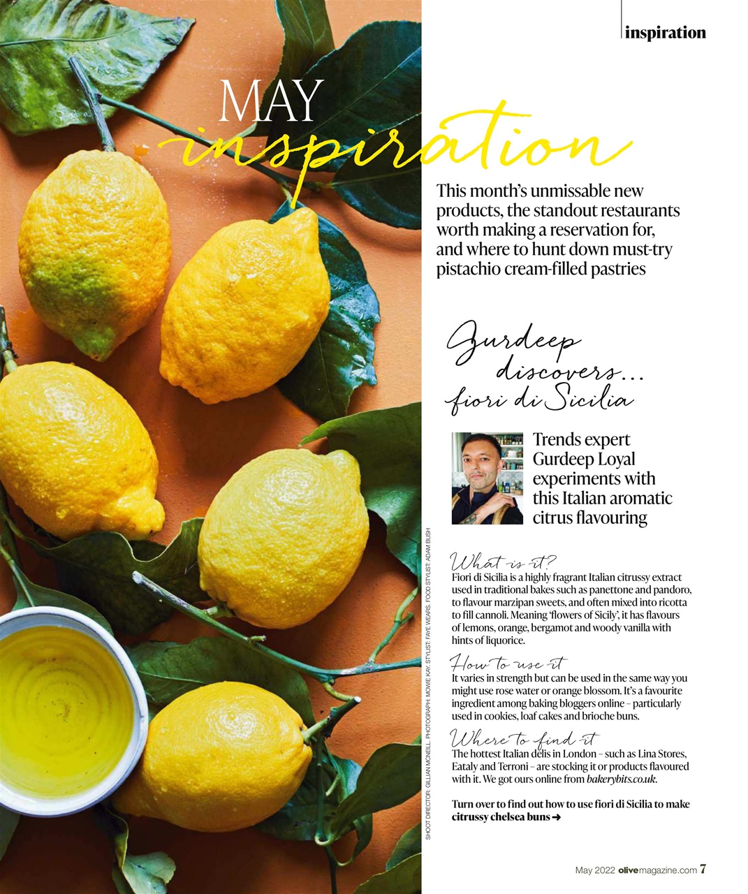 Olive Magazine Preview Pages