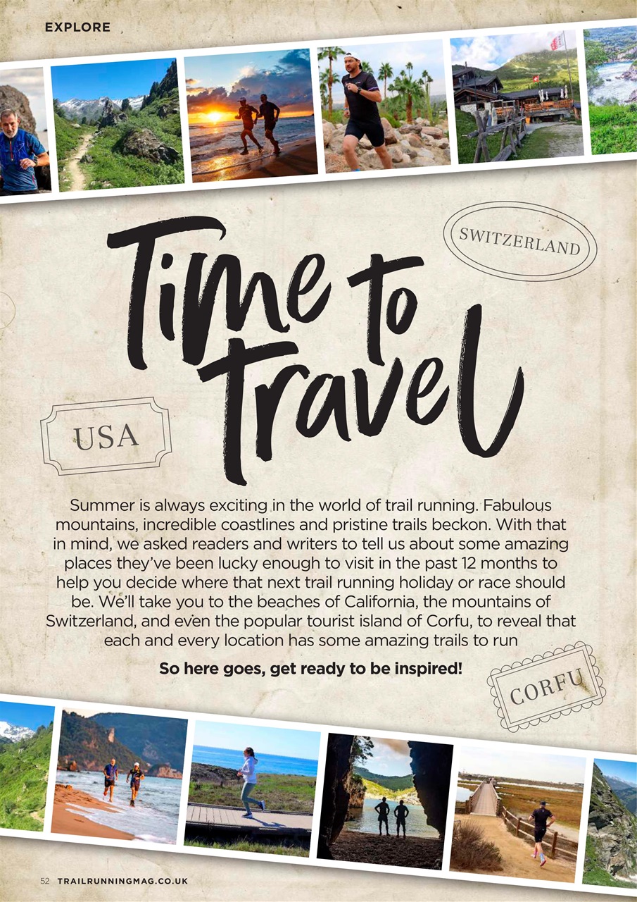 Trail Running Preview Pages