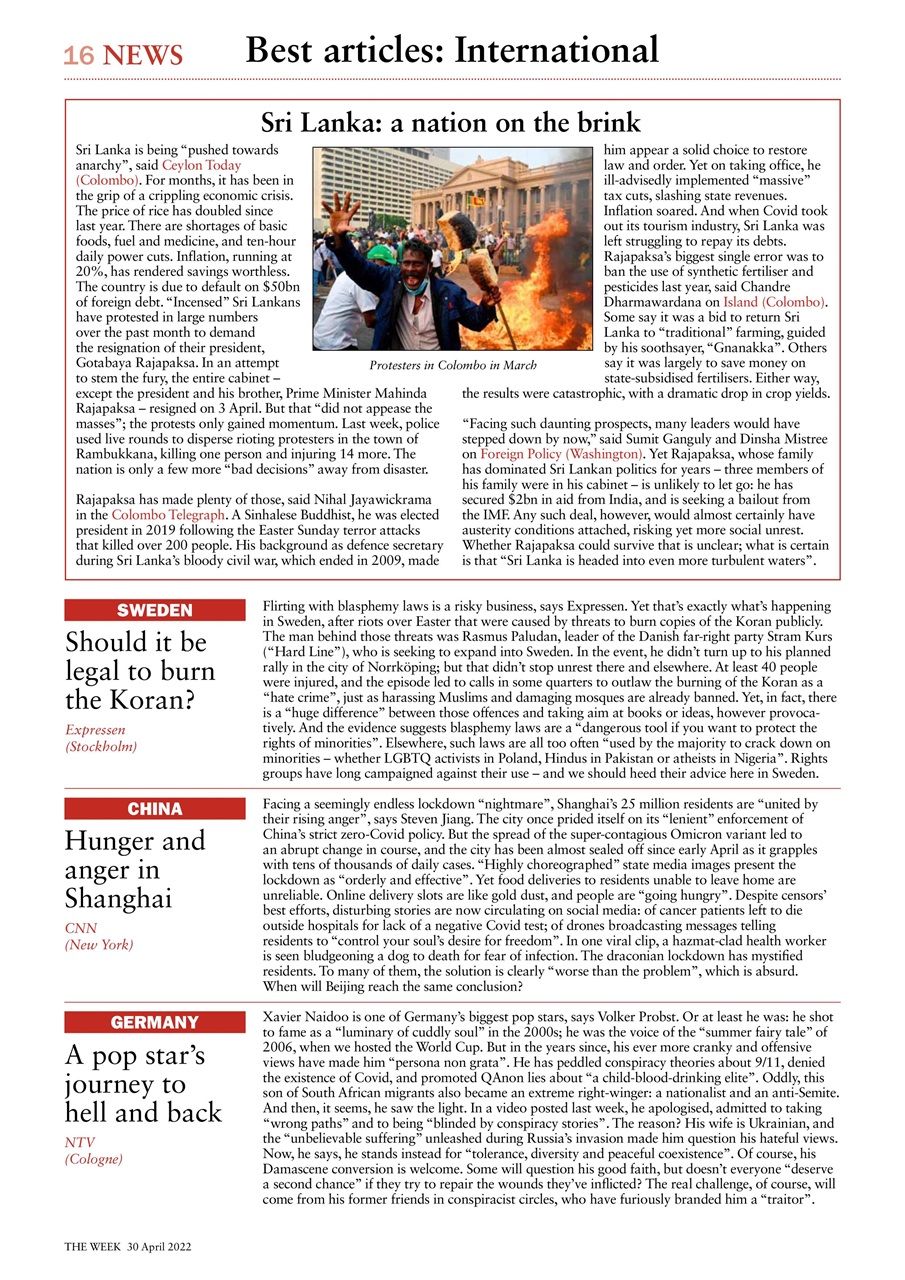 The Week Preview Pages