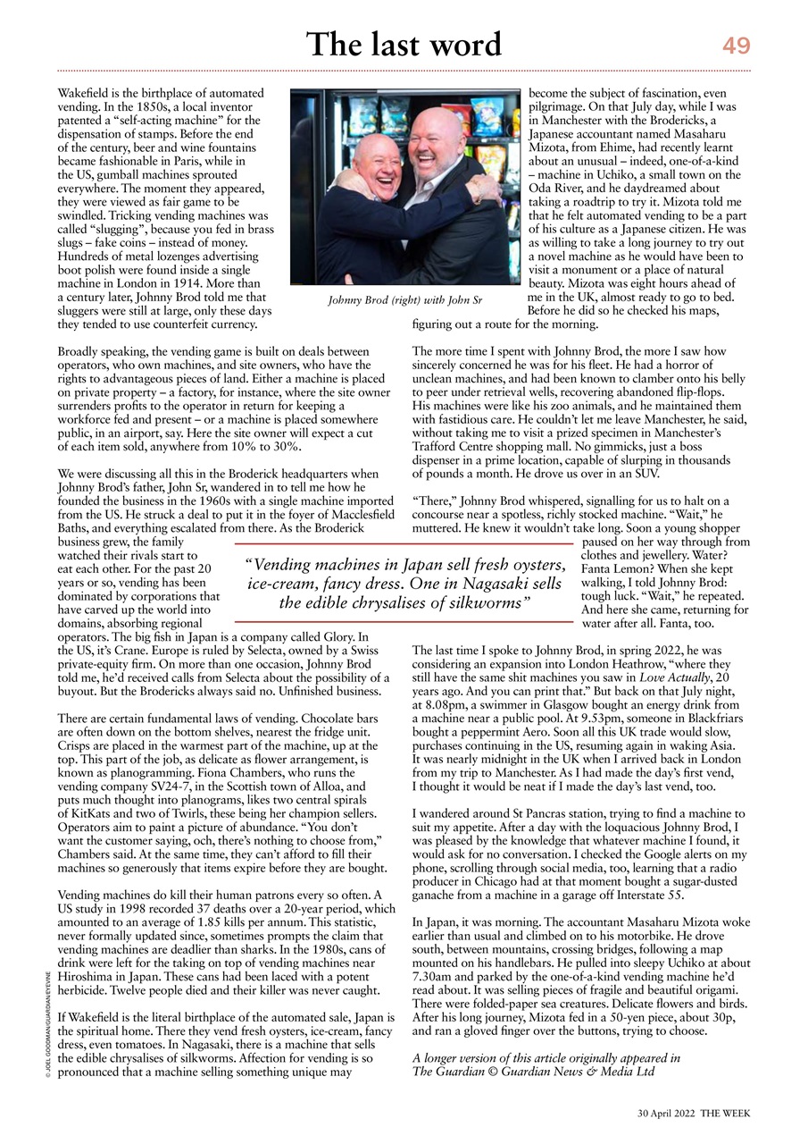 The Week Preview Pages