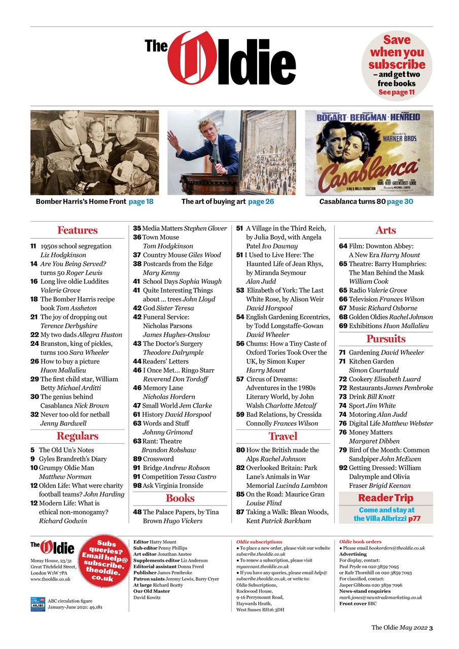 The Oldie Preview Pages