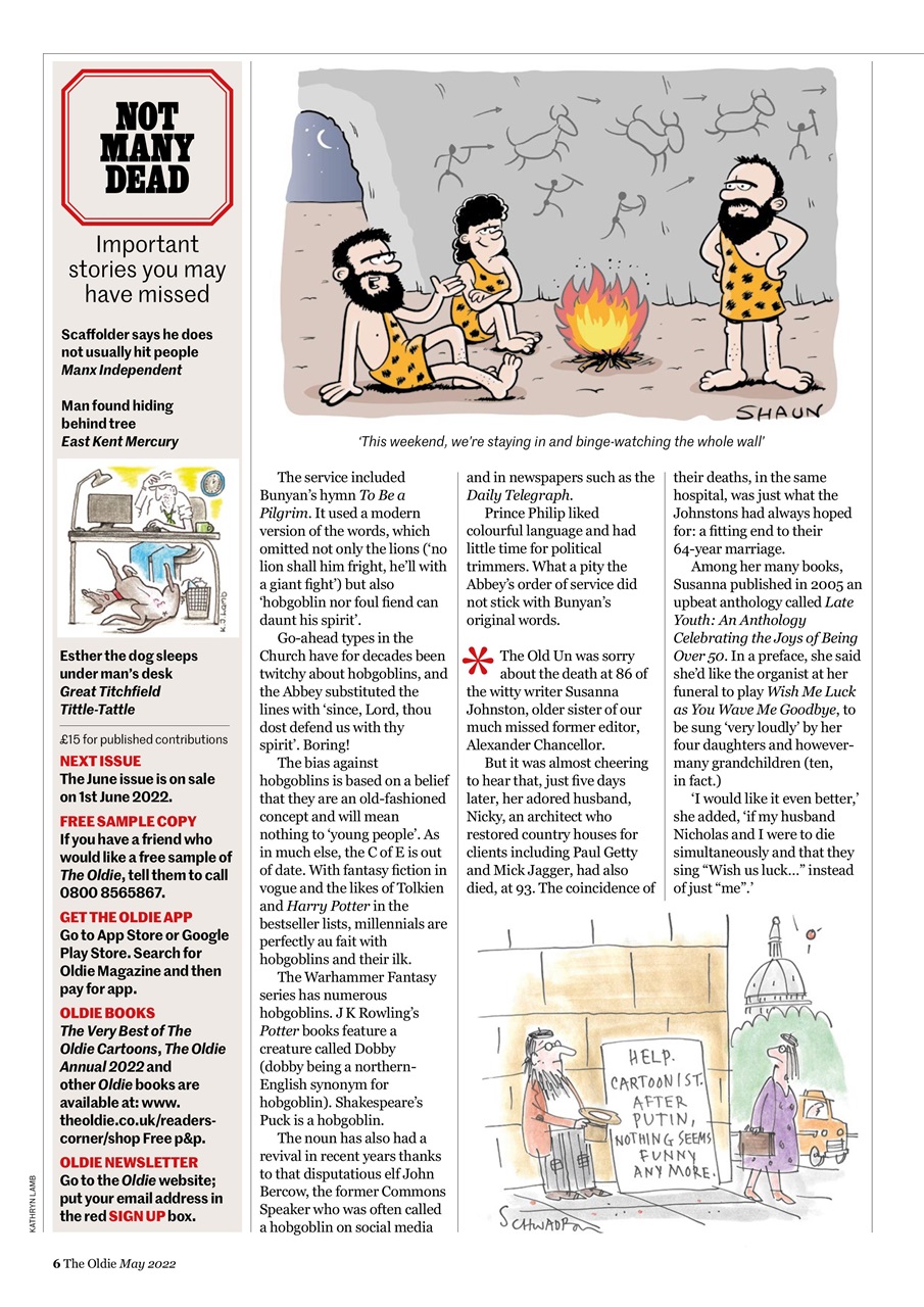 The Oldie Preview Pages