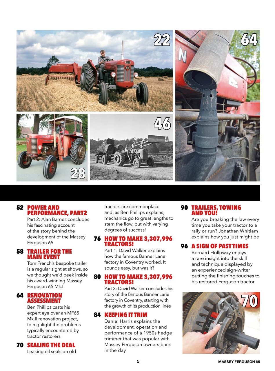 Ferguson & MF Tractor Collection Preview Pages