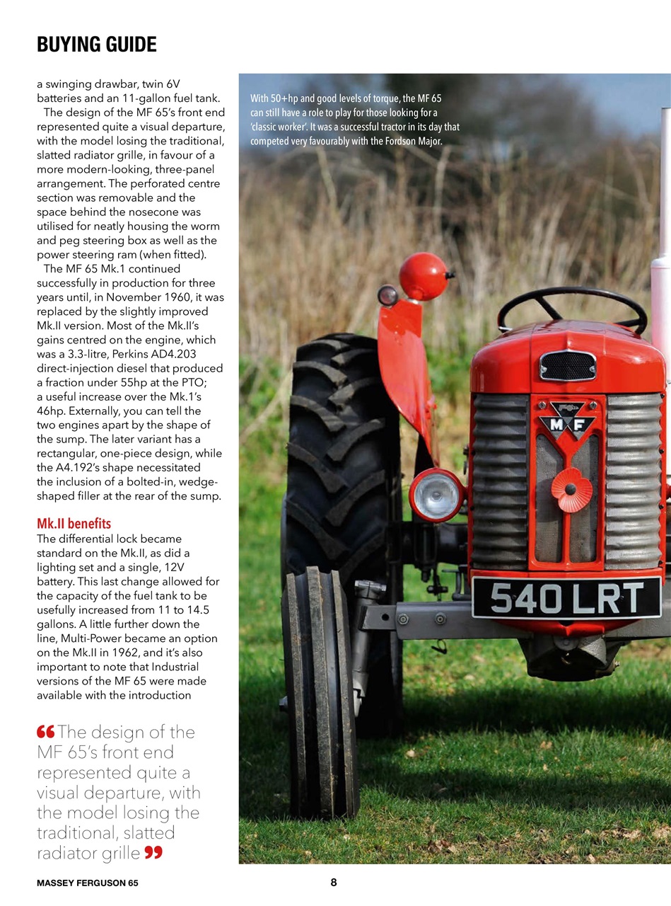 Ferguson & MF Tractor Collection Preview Pages