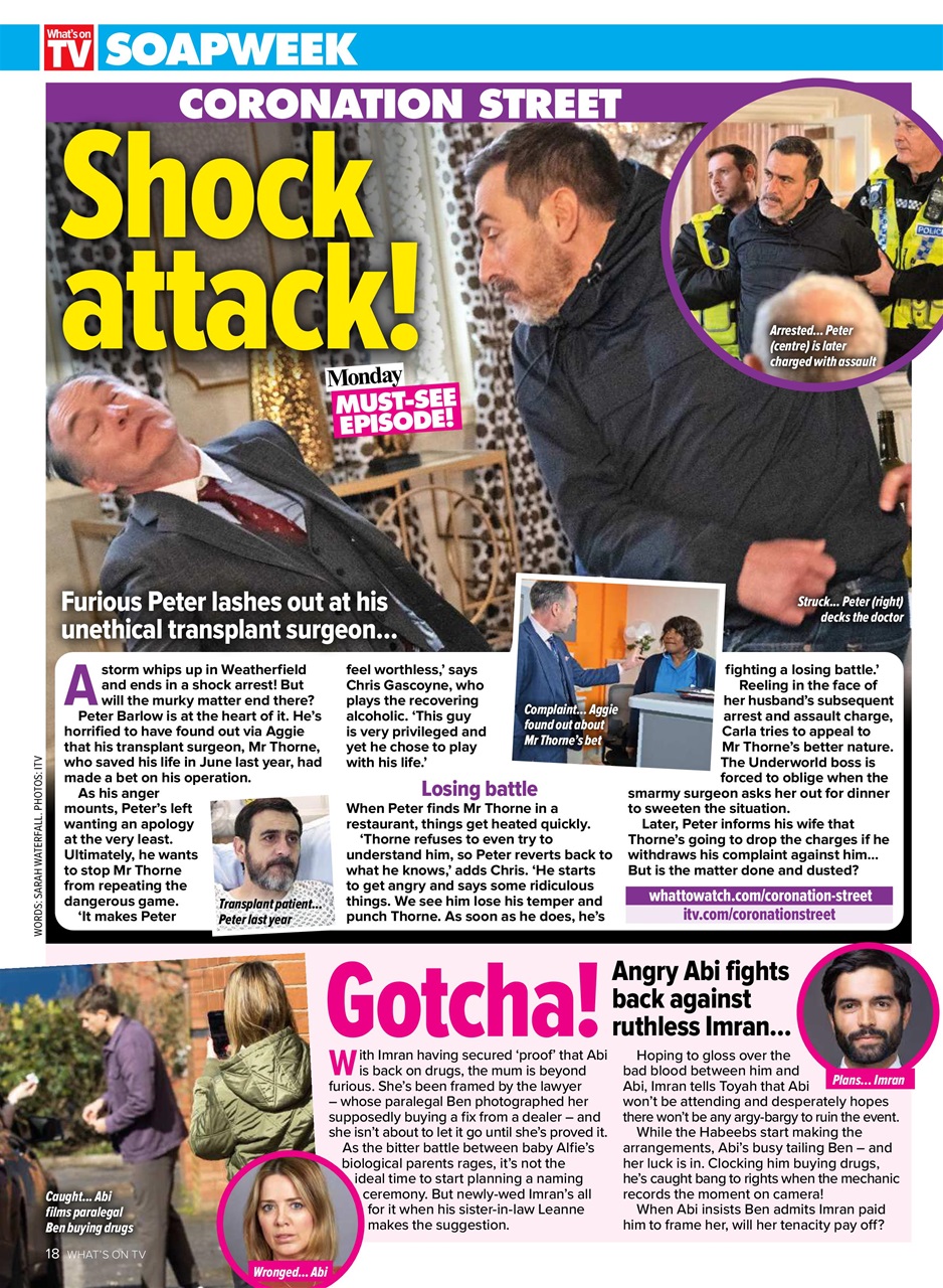 What's on TV Preview Pages