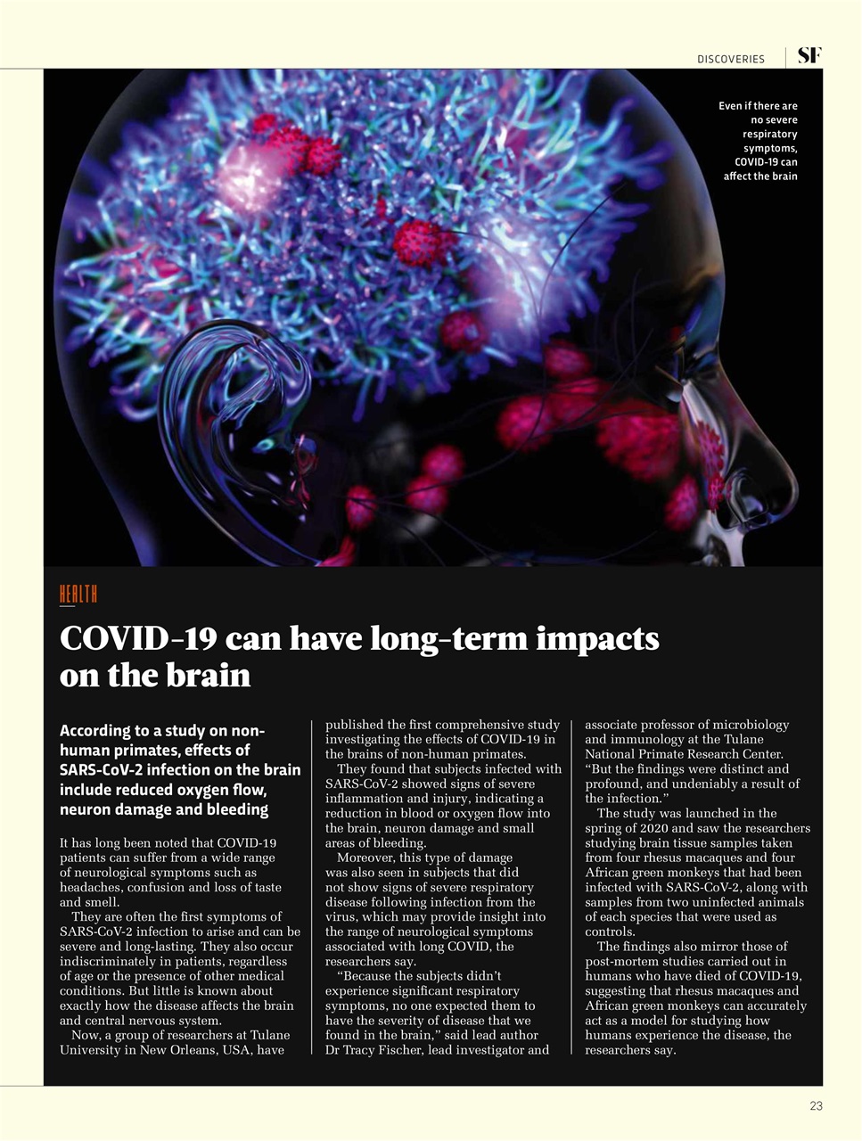 BBC Science Focus Magazine Preview Pages
