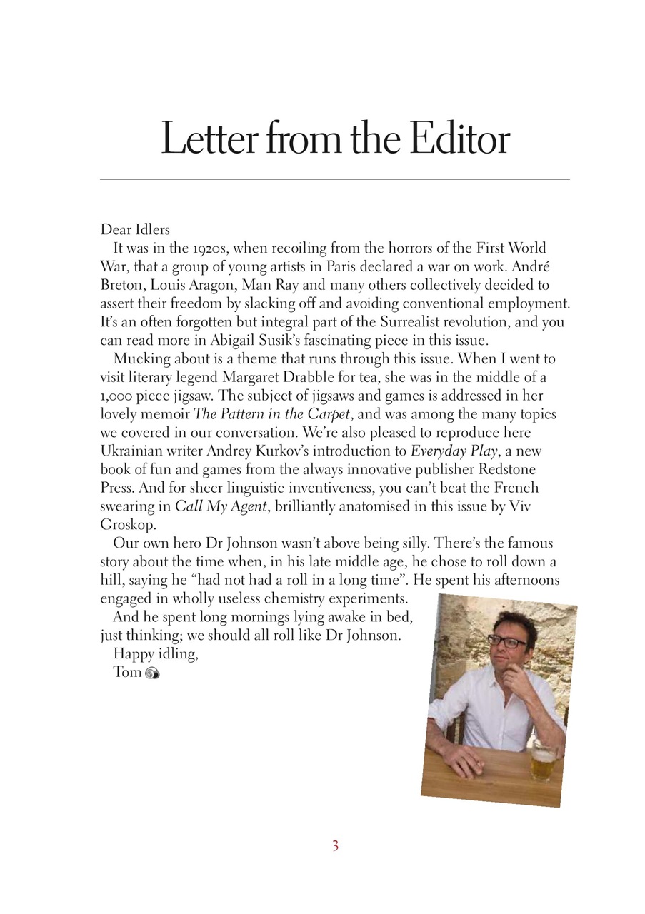 The Idler Magazine Preview Pages