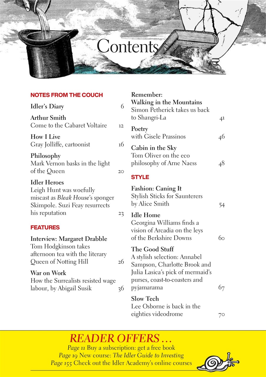 The Idler Magazine Preview Pages