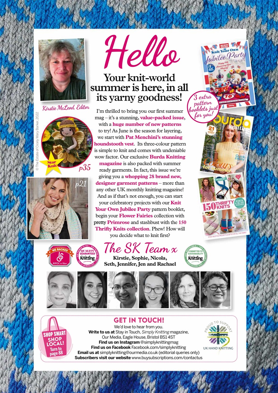 Simply Knitting Preview Pages