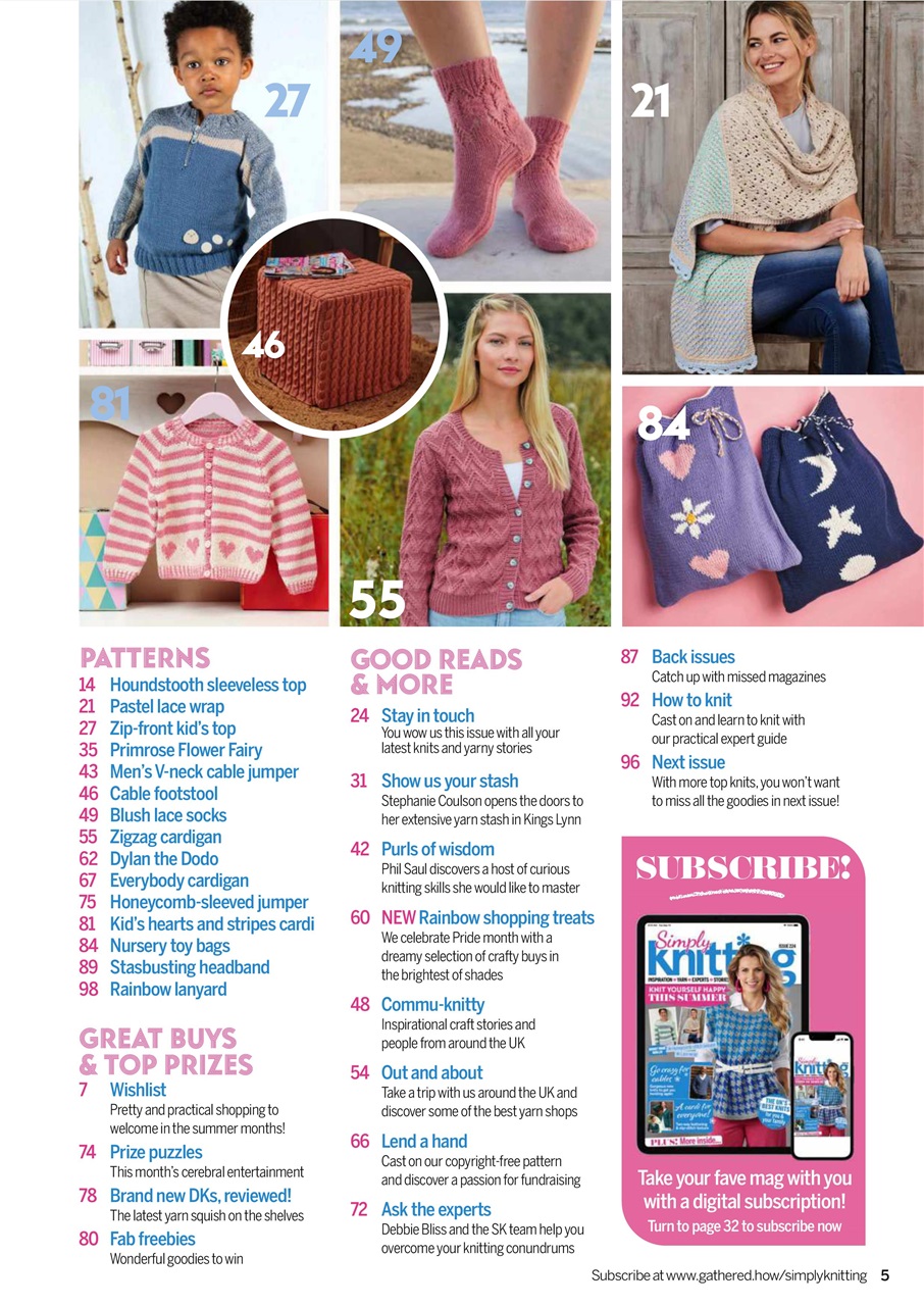 Simply Knitting Preview Pages