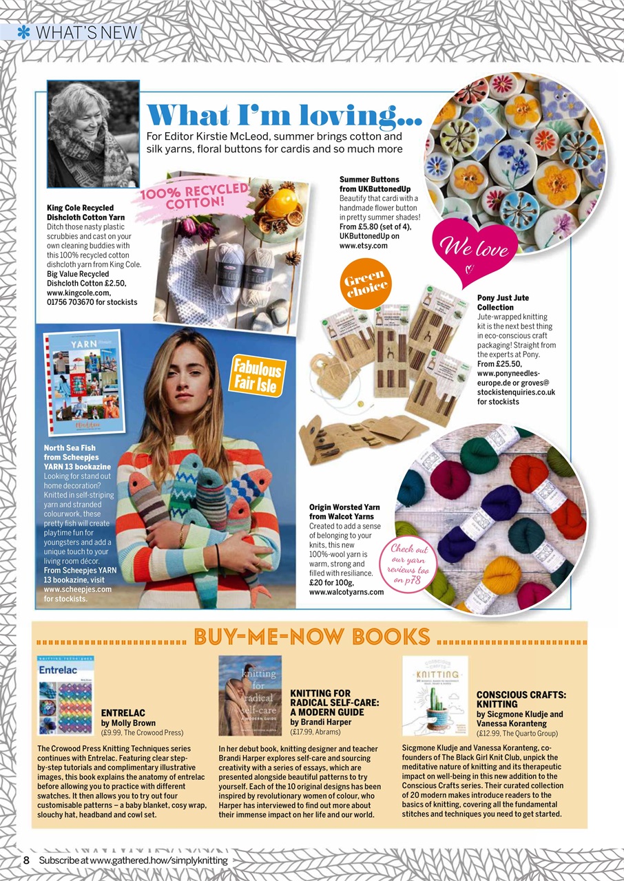 Simply Knitting Preview Pages