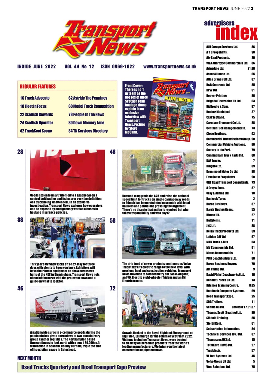Transport News Preview Pages
