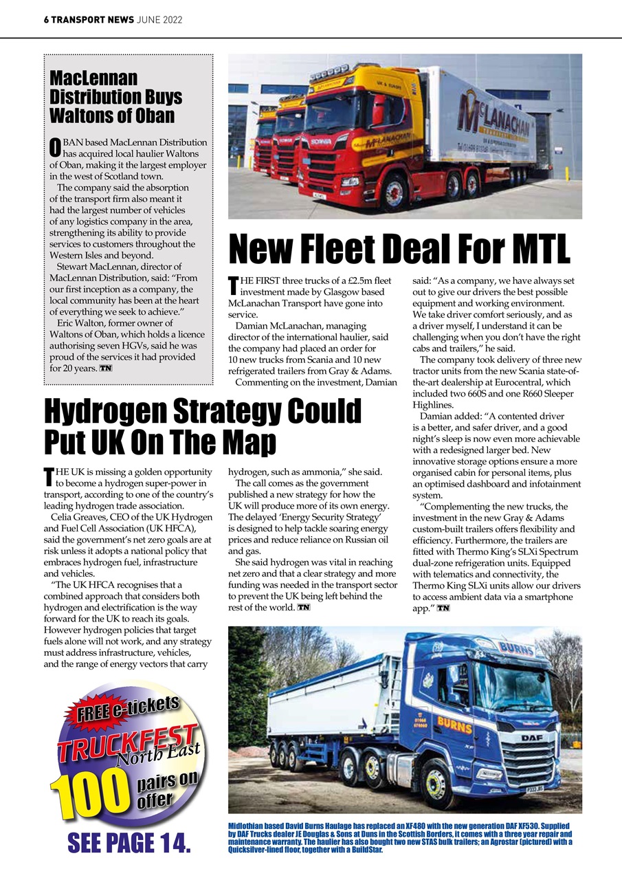 Transport News Preview Pages