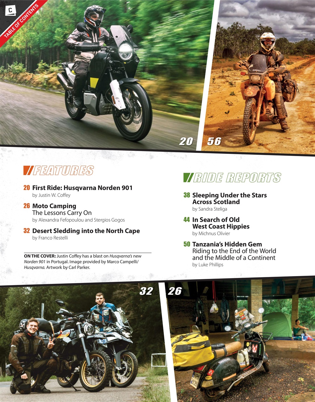 Adventure Motorcycle Preview Pages