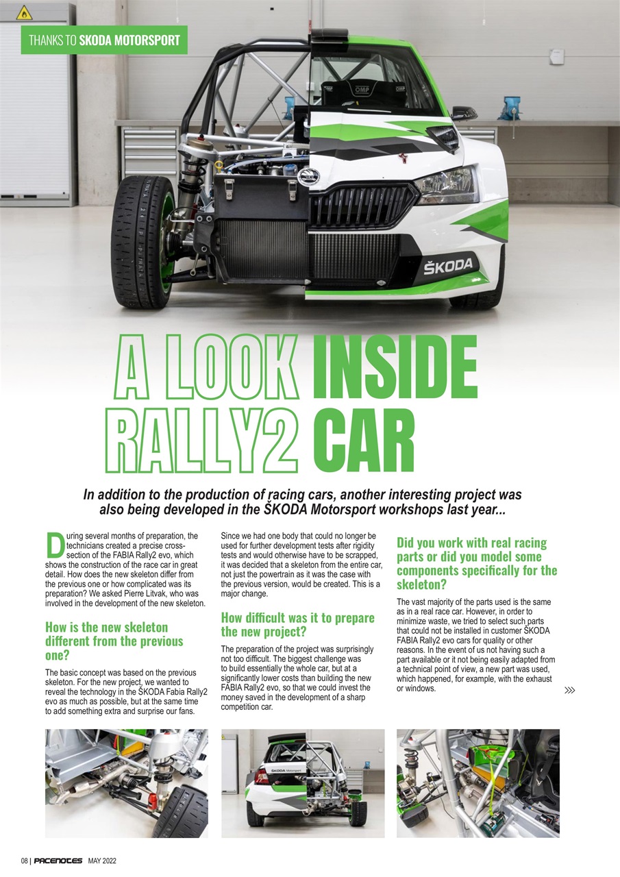 Pacenotes Rally magazine Preview Pages