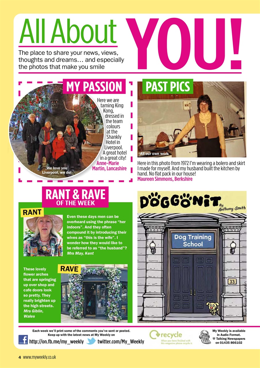 My Weekly Preview Pages