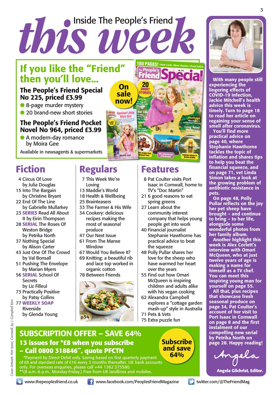 The People’s Friend Preview Pages