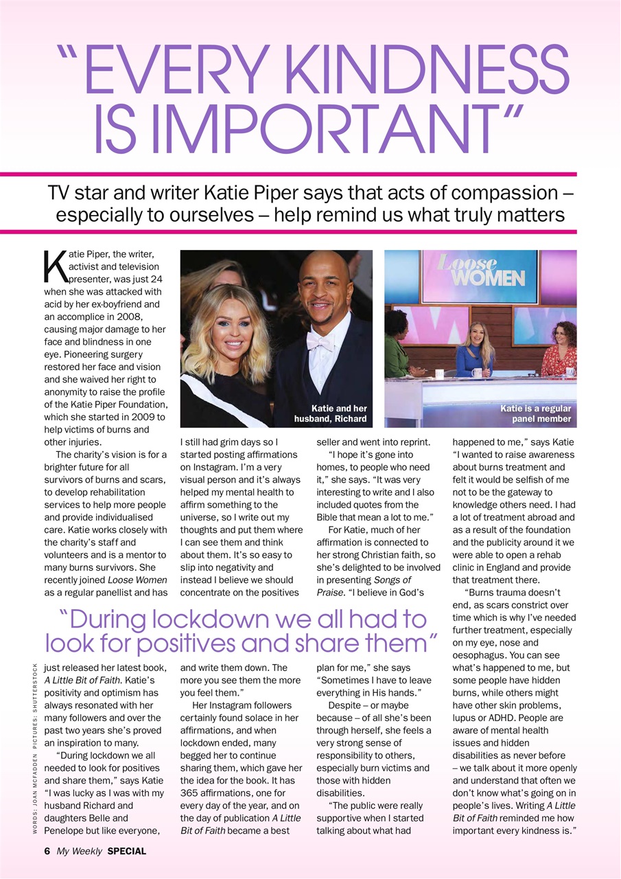 My Weekly Special Preview Pages