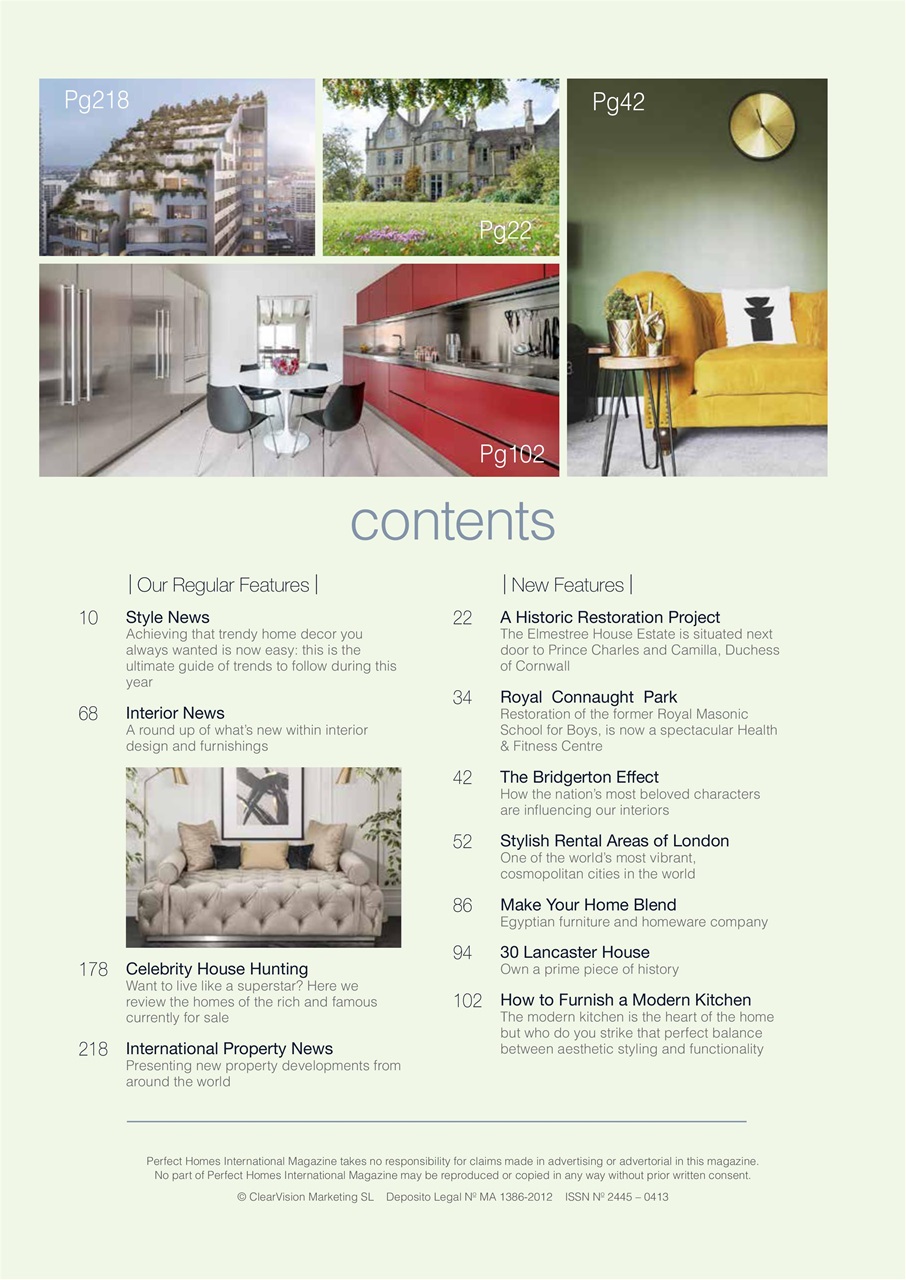 Perfect Homes Preview Pages